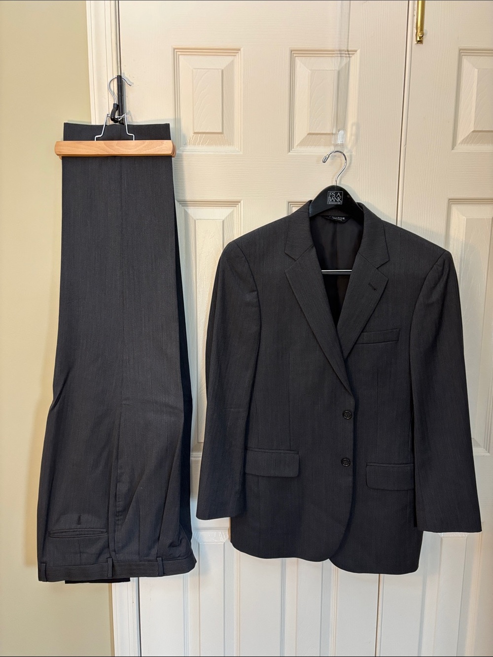 Jos. A. Bank Charcoal Gray Two-Piece Suit